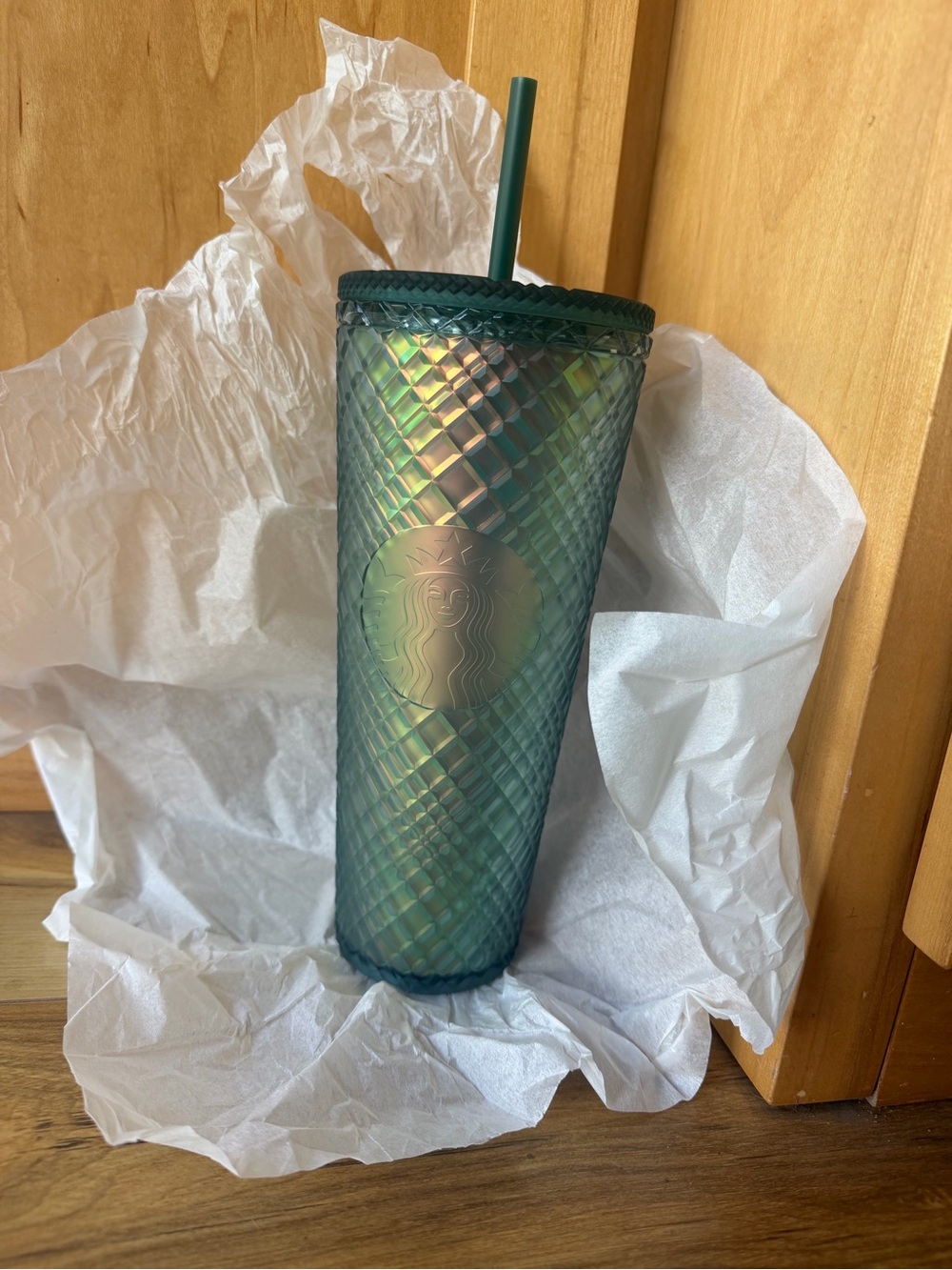 Starbucks Fall 2023 Collection Peacock Green Jeweled Venti Tumbler
